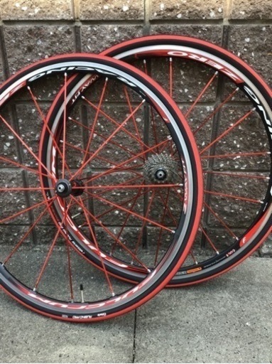 ※売れました※  合計20万以上！フルクラムレーシングゼロ　コンペ限定レッドスポーク版　カルトベアリング　ロードバイク　自転車