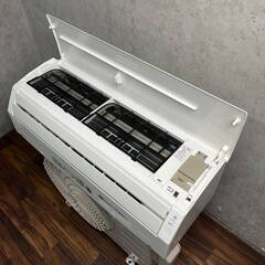 🔷🔶🔷WY7/37 Panasonic パナソニック ルームエアコン 2021年製 100V 室内機 CS-221DFR-W 室外機 CU-F221D Eolia エオリア リモコン無し◆🔷🔶🔷