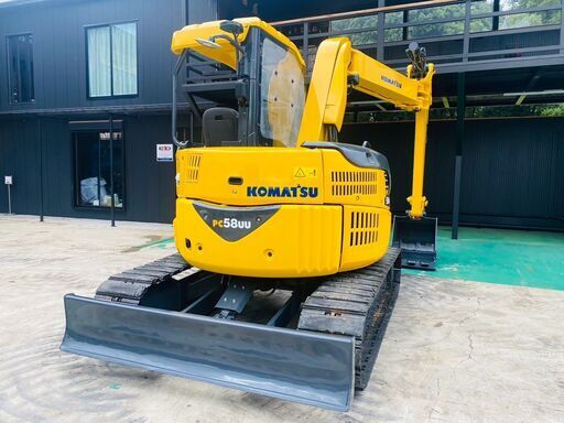 ミニ油圧ショベル コマツ PC58UU-5  クレーン仕様 オール塗装済 ミニ油圧ショベル コマツ PC58UU-5 クレーン仕様 オール塗装済