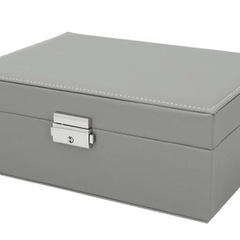 【新品】ジュエリーボックス 収納ボックス cj022 ジュエリーボックス グレー