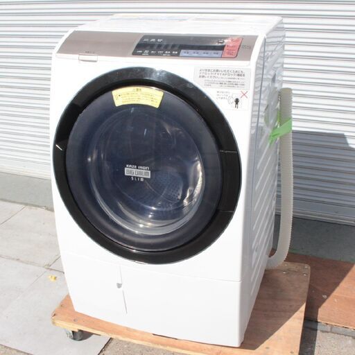 T476) 日立 BD-SV110BR 洗濯11kg 乾燥6kg 2018年製 ドラム式洗濯機 ビッグドラム HITACHI 右開き 洗濯 乾燥 家電