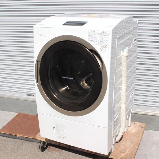 T475) 東芝 洗濯12kg 乾燥7kg 2019年製 TW-127X7Lドラム式洗濯機 ZABOON ザブーン TOSHIBA ウルトラファインバブル 左開き 洗濯 乾燥 家電