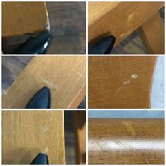 🔷🔶🔷WY7/43 ダイニングチェア 2脚セット 食卓椅子 イス 木製家具 布張り 高級 洋風 北欧 アンティーク ★直接引き取り歓迎〇🔷🔶🔷