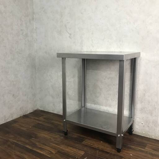 WY7/40 業務用 作業台 コンロ台 ステンレス 厨房用品 ワークテーブル 隙間用 W450×D600×H800mm 店舗 飲食店 ★直接引き取り歓迎〇