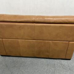 ニトリ/NITORI 2人用本革ソファ B637 BR 牛革 皮革 中古家電 店頭引取歓迎 R7620