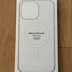 【新品・半額以下】  純正クリアケース iPhone15prom...