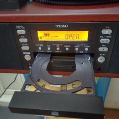希少！作動良好 TEAC カセットテープ CDレコーダー ターンテーブル LP
