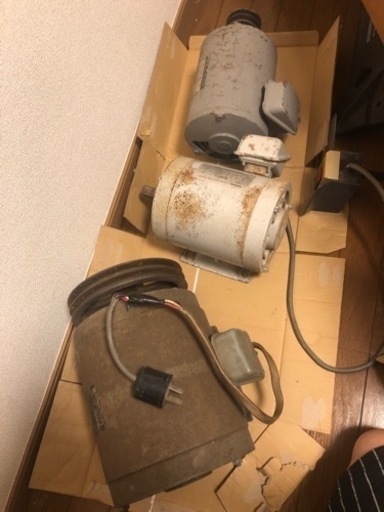 三相モーター 200v (中古) 3台＝8000円
