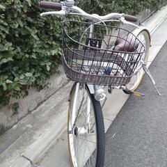 自転車　子供自転車２４インチ　早い者がち！！比較的美品です屋根下...