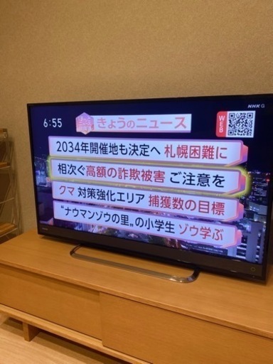 即日受渡❣️東芝最上位CELL REGZA46型TV脅威❗️地デジ11チューナ.3TB
