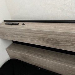 最終値下げ！！高級マットレス➕ベッド　照明付き　腰痛軽減　