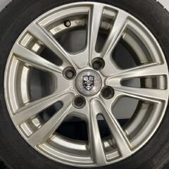 【DUNLOP ENASAVE EC300+ 155/65R14】夏タイヤ【Weds JOKER ウェッズ 14インチ 4.5J4HPCD100+45】タント スペーシア等　(MTA521) 