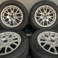 【BS BLIZZAK VRX 195/65R15】スタッドレス【TOPRUN M7 トップラン 15インチ 6J5HPCD100+43】19年製 プリウス ウィッシュ等　(MTC363) BS BLIZZAK VRX 195/65R15】スタッドレス【TOPRUN M7 トップラン 15