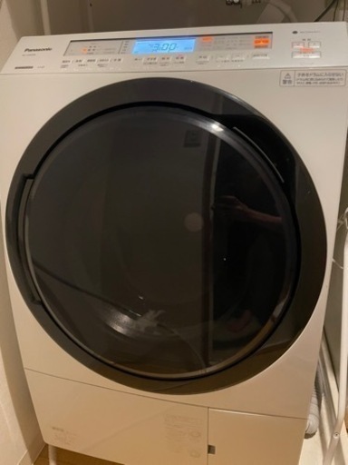 最終値引き【美品】パナソニック　ドラム式洗濯機NA-VX800BL