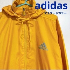 adidas アディダス ナイロンジャケット マスタード イエロ...