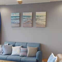 ブルーデニムソファ