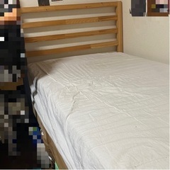 家具 【IKEA】ベッド ダブルベッド