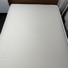 美品 無印良品 ダブルベッド 収納ベッド 超高密度ポケットコイルマットレス