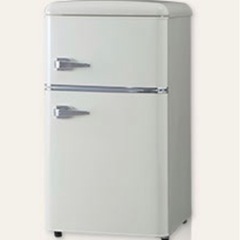 レトロデザイン　ノンフロン冷凍冷蔵庫 81L