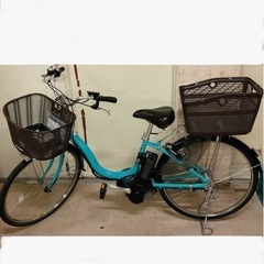 売約済】YAMAHA 電動アシスト自転車 PAS ナチュラL PA26NL ターコイズ 