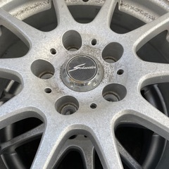 値下げ！アルミホイール 16インチ 5穴 4本セット シルバー