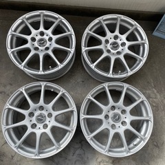 値下げ！アルミホイール 16インチ 5穴 4本セット シルバー