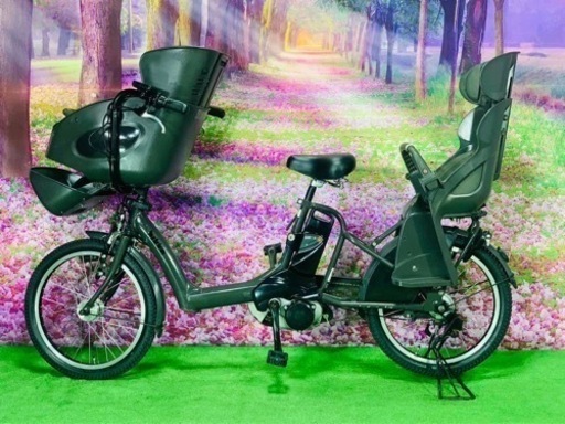 ❶5723子供乗せ電動アシスト自転車ブリヂストン20インチ良好バッテリー