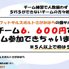 木・土・日　個サルチーム参加できます！！