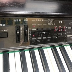 Technics 電子ピアノ 黒 椅子付き　美品となります Technics テクニクス 電子ピアノ(メトロノーム、椅子付き)