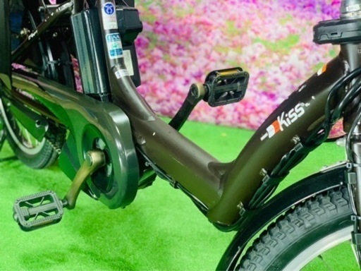 【返品交換不可】 ❸5722子供乗せ電動アシスト自転車YAMAHA 20インチ良好バッテリー 電動アシスト自転車