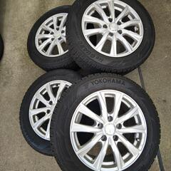 【 16インチ 美品  】 中古アルミホイール (中古スタッドレス付)4本セット 