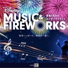 【ネット決済・配送可】Disney music&fireworks