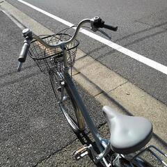 中古自転車2759 前後タイヤ 26インチ 3段ギヤ LEDオートライト