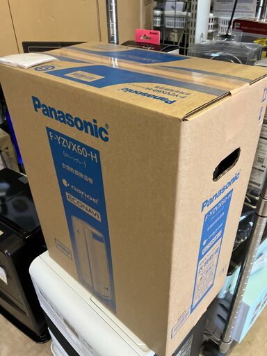 未使用Panasonic 衣類乾燥除湿機 F-YZVX60 パナソニック 除湿機 衣類乾燥機  No.344● ※現金、クレジット、スマホ決済対応※