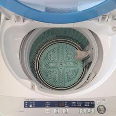 店頭10%OFF】SHARP シャープ 節水モデル5.5kg洗濯機 ES-GE55P 中古 
