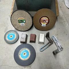 日立卓上グラインダ GBK 2 205mm 両頭グラインダ 台付 希少