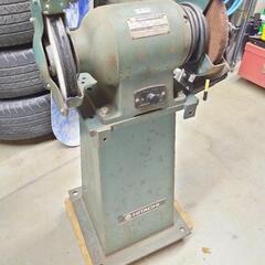 日立卓上グラインダ GBK 2 205mm 両頭グラインダ 台付 希少