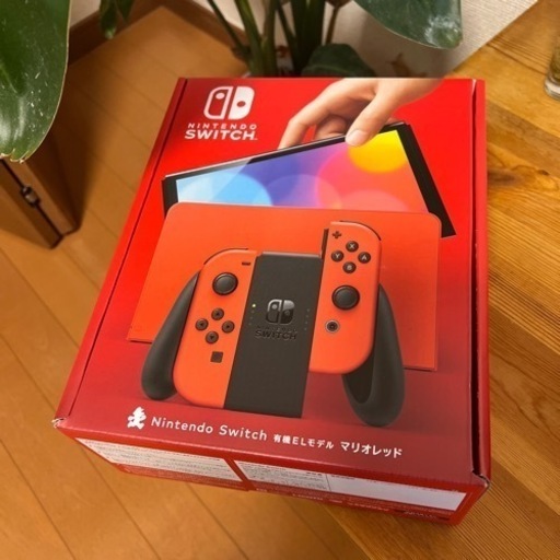 Nintendo Switch（有機ELモデル） マリオレッド 未開封 (つばさ