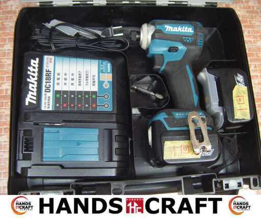 マキタ TD161DRGX インパクトドライバ 中古品 14.4V 6.0Ah バッテリー×2 充電器 【ハンズクラフト宜野湾店】