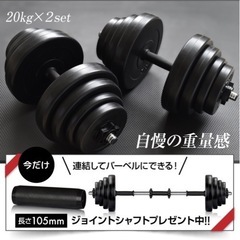 ダンベル　20kg 2個セット