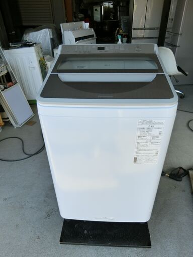 Panasonic 縦型洗濯機 8kg「泡洗浄＆パワフル立体水流」NA-FA80H8-N 2020年製
