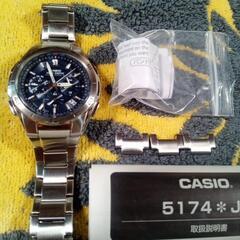 格安　CASIO　電波ソーラー　クロノグラフ　WVQ-M410D...