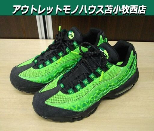 NIKE AIR MAX 95 CTRY ナイジャ パイングリーン/ブラック-サブライム CW2360-300 US 6 / 24㎝ スニーカー 中古 苫小牧西店