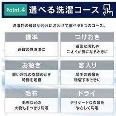新古品 27,800円 2025年10月まで 延長保証付き 全自動洗濯機