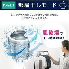 新古品 27,800円 2025年10月まで 延長保証付き 全自動洗濯機