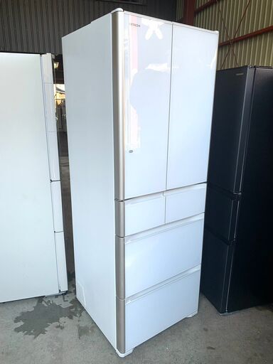 大阪限定配送★3ヶ月保証付き★2017年★日立★R-XG4300G(XW)★冷蔵庫★R-22