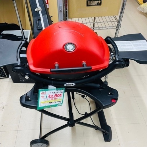 ☆606 【早い者勝ち！】Weber ｳｪｰﾊﾞｰ バーベキューガスグリル 赤×黒
