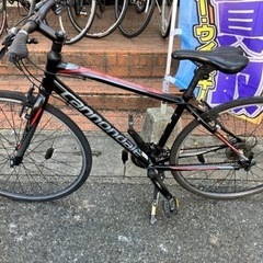 3/8値下げいたしました！⭐️人気⭐️ Cannondale 700C クロスバイク ブラックレッド No.1174
