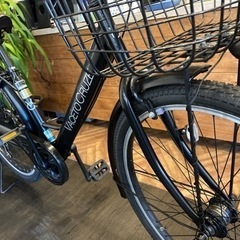 マウンテンタイヤ！】LEDオートライト 6段変速 26インチ自転車 マット