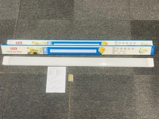 高輝度 薄型 直管LED蛍光灯 20本セット 消費電力18W 50W相当 5500lm 昼光色6000K 3列LED搭載 器具一体型